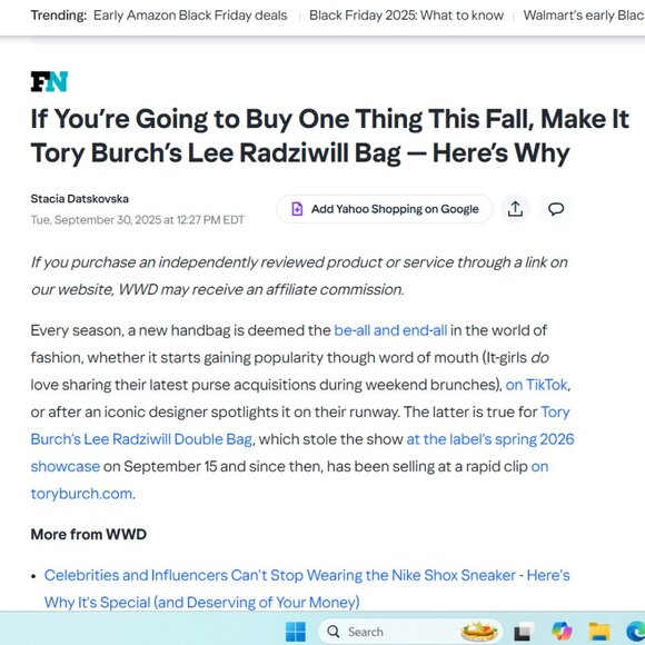 Lee Radziwill Tory Burch Blue Petite Croc Embossed Leather Handle Bag - Picture 10 of 12